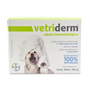 Vetriderm Soap Jabón Dermatológico Para Mascotas 100gr
