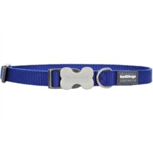 Red Dingo Collar Azul De Nylon Mediano Para Perros 9"