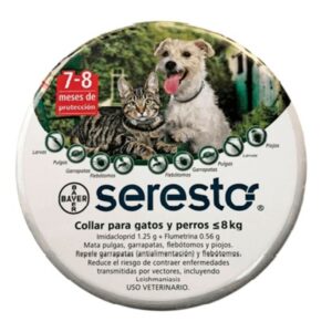 Seresto Collar Small Antipulgas Antigarrapatas E Insecticida Para Gatos Y Perros De Hasta 8kg