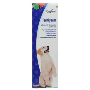 Terbigerm Solucion Topica Para Afecciones Dérmicas Para Mascotas 120ml