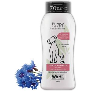 Wahl Puppy Shampoo Concentrate De Aciano Y Aloe Para Cachorros 24oz