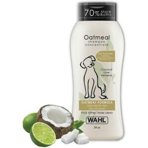 Wahl Oatmeal Formula Shampoo De Avena Coco Y Limon Para Perros 24oz