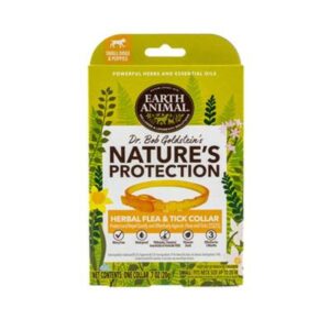 Earth Animal Nature's Protection Flea & Tick Herbal M Collar Antipulgas Para Perros Pequeño