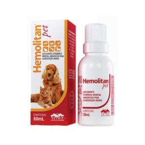 Hemolitan Pet Gotas Suplemento De Vitaminas Y Minerales Para Mascotas 60ml