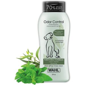 Wahl Odor Control Shampoo Control De Olores De Menta Y Eucalipto Para Perros 24oz