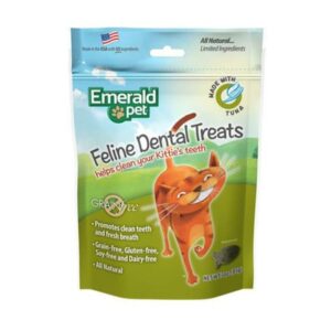 Emerald Pet Golosina Sabor a Tuna Cuidado Dental Para Gatos 3oz