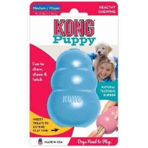 Kong Puppy Juguete Cono Azul Para Cachorros 3.5"