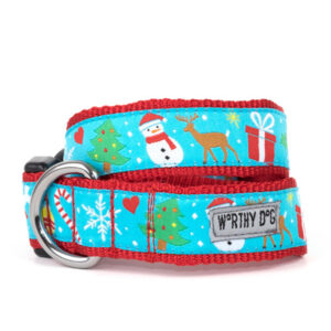 The Worthy Dog Navidad Collar Para Perros 12"
