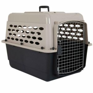 Petmate Jaula Transportador Medium Negro Y Crema Para Perros 28"