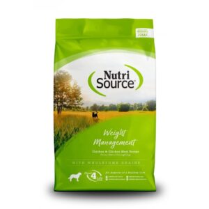 Nutrisource Weight Management Alimento Seco De Pollo Control de Peso Para Perros 12lb/5.44kg
