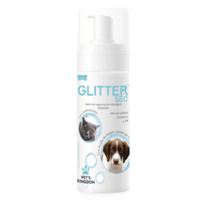 Glitter Sec Baño Seco en Espuma sin Enjuague para Perros Y Gatos 150ml