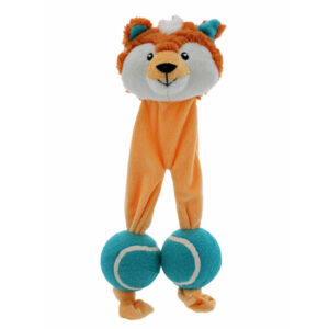 Play 365 Juguete Zorro Con Pelotas De Tenis Para Perros 12"