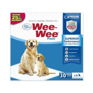Wee Wee Pads Almohadilla De Entrenamiento Para Perros 22" X 23" 30 Unds