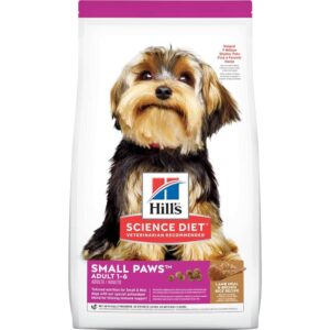 Hill's Science Diet Adult Small Paws Alimento Para Perros De Cordero 4.5lb/2kg