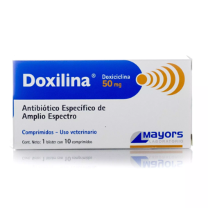 Doxilina 50mg Anatibiotico De Amplio Espectro A Base De Doxiciclina 10 Tabletas
