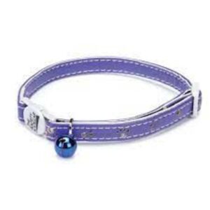 Savvy Tabby Sparkle Paw Collar Morado Para Gatos 8"
