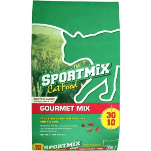 Sportmix Cat Food 30/10 Alimento Seco Para Gatos Y Gatitos 31 Lb