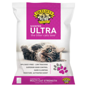 Dr. Elsey's Ultra Scented Clumping Arena Aglutinante Multigatos Aromatizada Para Gatos 40 Lb