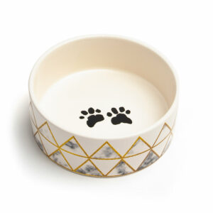 Park Life Designs Lisbon Plato De Porcelana Para Perros Y Gatos 17 Onz