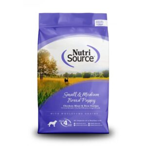 Nutrisource Small & Medium Breed Puppy Alimento Seco Para Cachorros 4lb/1.81kg