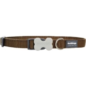 Red Dingo Collar Marrón De Nylon Grande Para Perros 12"