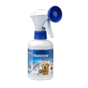Frontline Plus Spray Antipulgas Antigarrapatas Y Acaros Para Perros 250 Ml