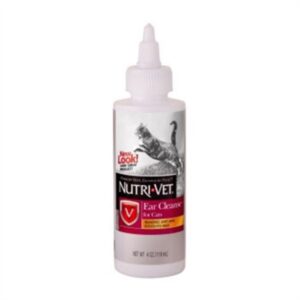 Nutri-vet Liquido Limpiador De Oídos Para Gatos 4 Oz