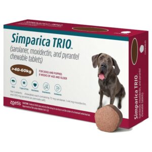 Simparica Trio 40.1-60kg Antiparasitario Interno Y Externo