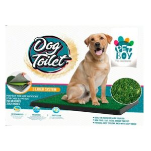Petboy Inodoro Portátil Grama Sintetica Para Perros 51cm x 64 cm