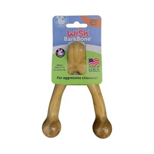 Pet Qwerks Hueso De Los Deseos Pequeño Con Sabor A Tocino Para Perros 4"