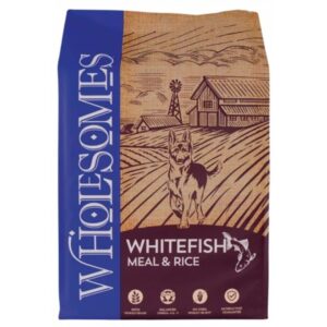 Wholesomes Whitefish & Rice Alimento Seco Para Perros 40 Lb