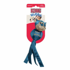 Kong Wubba Juguete Mono Azul Para Perros 19"