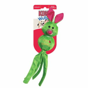 Kong Wubba Juguete Conejo Verde Para Perros 19"