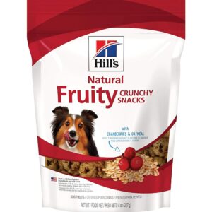 Hill's Golosinas Naturales De Frambuesas Y Avena Para Perros 8oz