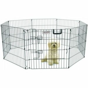 Precision Pet Ultimate Pen Corral Diseño Metálico Para Perros 24"