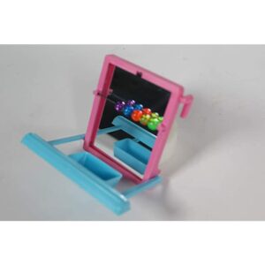 Living World Espejo Morado Con Posador Para Jaulas