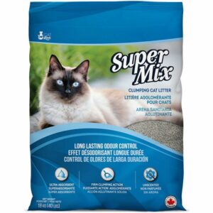 Super Mix Arena Aglutinante Bentonite Sin Aroma Para Gatos 40lb