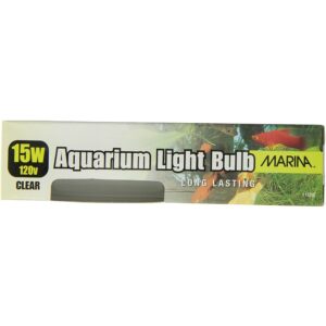 Marina Bombillo Transparente 15w Para Peceras