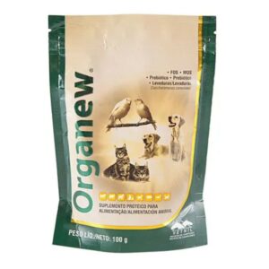 Organew Suplemento De Vitaminas, Aminoacidos, Prebiotico Y Provioticos Para Mascotas 100gr