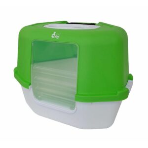 Cat Love Arenero Cerrado Verde Para Gato