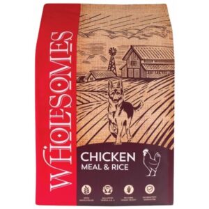 Wholesomes Chicken & Rice Alimento Seco Para Perros 40 Lb