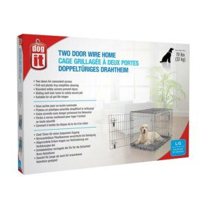 Dogit Jaula De Bandeja Portatil Para Perros L 36"x22"x24.5"