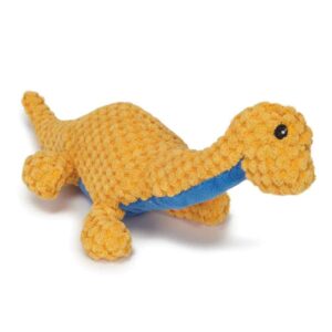Play 365 Juguete Braquiosaurio Amarillo De Peluche Para Perros 11"