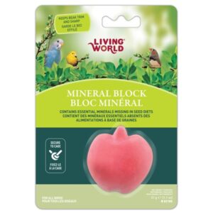 Living World Block Manzana Mineral Para Aves 67g