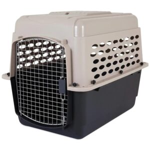 Petmate Jaula Transportador Large Negro Y Crema Para Perros 36"