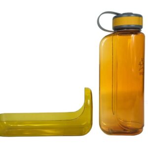 Ollydog Bebedero Portable Naranja Para Perros 1Litro