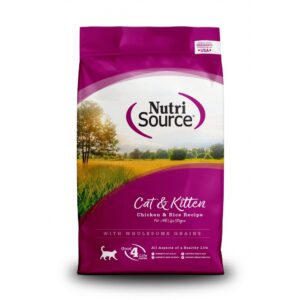 Nutrisource Cat & Kitten Chicken & Rice Alimento De Pollo Para Gatos Y Gatitos 6.6lb/2.9kg