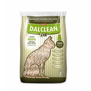 Dalclean Eco Arena Granulado de Madera Para Gatos 2kg/4.4lb
