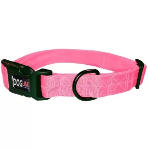 Dogline Collar Rosado de Nylon Para Perros 13"