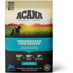 Acana Freshwater Fish Alimento de Pescados De Aguas Dulce Para Perros 13lb/5.9kg